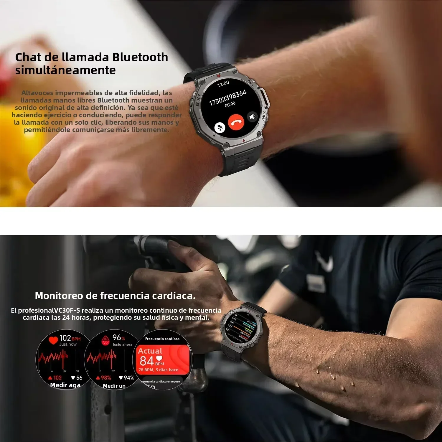 Men's Smart Watch GPS AMOLED T - Japanese Lifestyle Called recension och pris